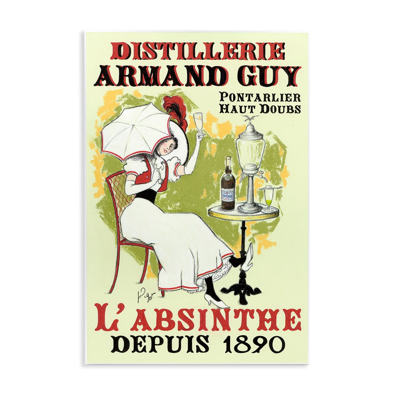 Stupell Industries Vintage French Distillery Wall Plaque By Jean-Pierre Got